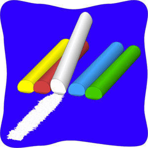 chalkboard-clipart-three-colored-pencils