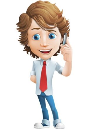 characters-clipart-a-cartoon-man-talking-on-his-cell-phone