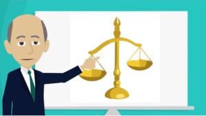 checks-and-balances-clipart-a-man-in-suit-and-tie-is-standing-next-to-tv-screen-with-scale-on-it