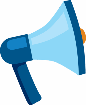 cheer-megaphone-clipart-a-blue-megaphone-with-yellow-horn