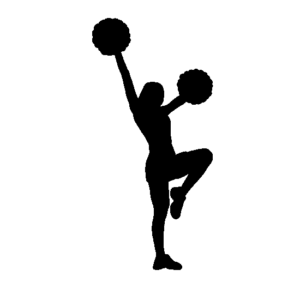 cheerleading-clipart-a-silhouette-of-cheer-player
