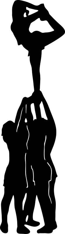cheerleading-clipart-a-silhouette-of-man-doing-handstant-two