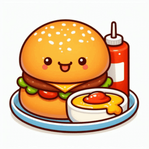 cheeseburger-clipart-a-hamburger-with-and-drink