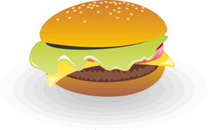 cheeseburger-clipart-a-hamburger-with-green-patty
