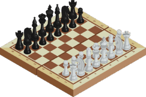 chess-clipart-a-chess-board-with-piece-on-it