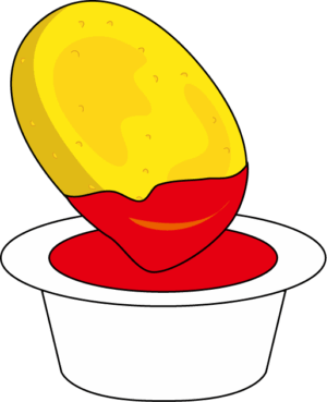 chicken-nuggets-clipart-a-bowl-of-lemons-with-red-cloth