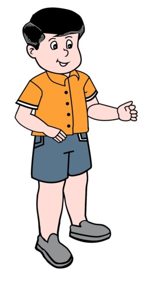 child-clipart-a-boy-in-shorts-and-shirt