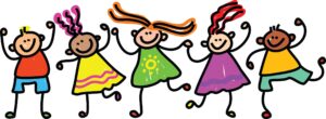 child-clipart-a-group-of-children-jumping-and-playing