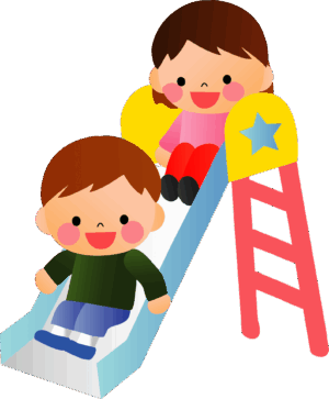 children-playing-clipart-a-boy-and-girl-on-slide