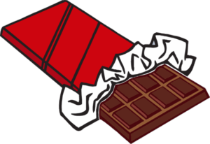 chocolate-bar-clipart-a-piece-of-chocolate-with-on-top
