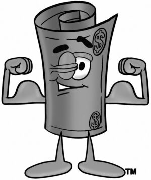 chores-clipart-a-cartoon-character-with-arms-and-legs-showing-his-muscles