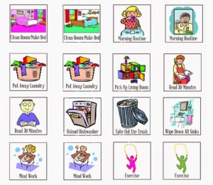 chores-clipart-a-set-of-pictures-showing-different-types-household-items
