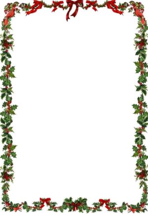 christmas-border-clipart-free-a-christmas-frame-with-holly-and-red-bows