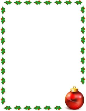 christmas-border-clipart-free-a-christmas-frame-with-red-ball-and-holly-leaves