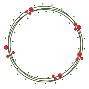 christmas-border-clipart-free-a-circle-with-red-and-green-dots