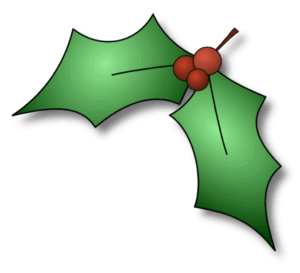 christmas-clipart-easy-a-holly-with-red-berry-on-it