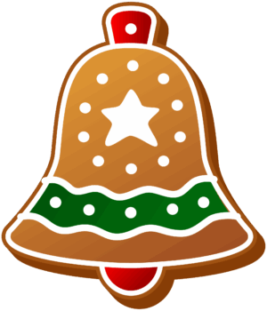 christmas-cookie-clipart-a-christmas-bell-with-star-on-top