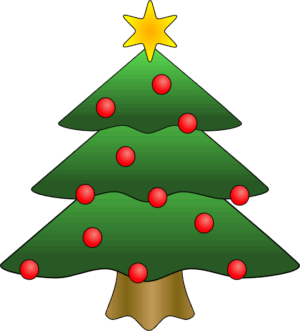 christmas-eve-clipart-a-christmas-tree-with-red-balls-and-star