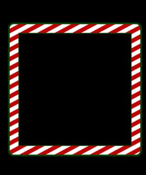 christmas-frame-clipart-a-red-and-white-striped-frame-with-green-border