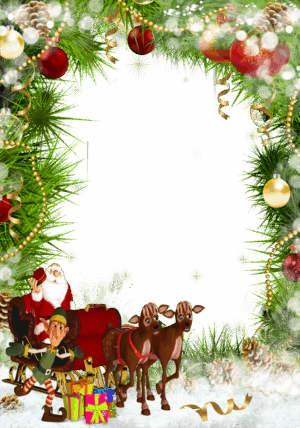 christmas-frame-clipart-christmas-frame-with-santa-claus-and-reindeers