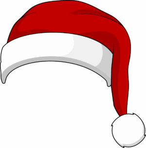 christmas-hat-clipart-a-red-santa-hat-with-white-stripe
