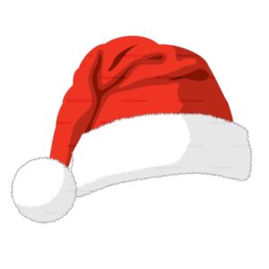 christmas-hat-clipart-a-red-santa-hat-with-white-trim