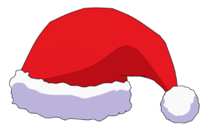 christmas-hat-clipart-a-santa-hat-with-white-and-purple-stripe