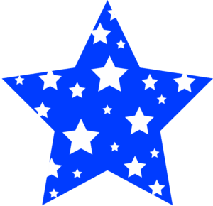 christmas-star-clipart-a-blue-and-white-star-with-stars