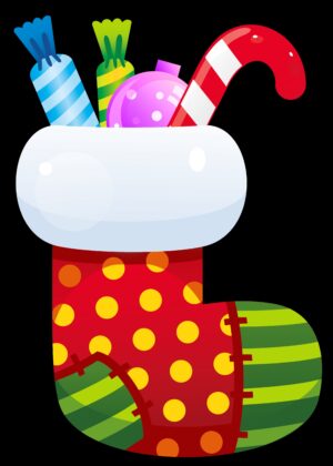 christmas-stocking-clipart-a-christmas-sock-with-candy-and-cane