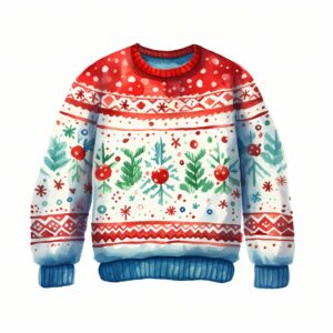 christmas-sweater-clipart-a-christmas-sweater-with-red-and-white-pattern
