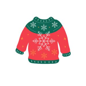 christmas-sweater-clipart-a-red-sweater-with-snowflakes-on-it