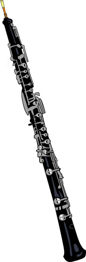 clarinet-clipart-a-black-and-white-image-of-flute
