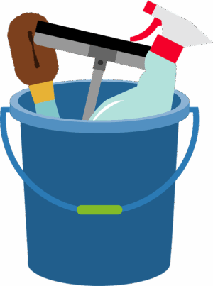 cleaning-supplies-clipart-a-blue-bucket-with-shovel-and-in-it