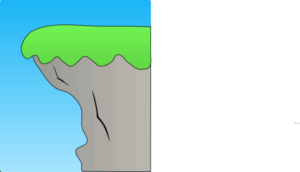cliff-clipart-a-cliff-with-green-on-the-top