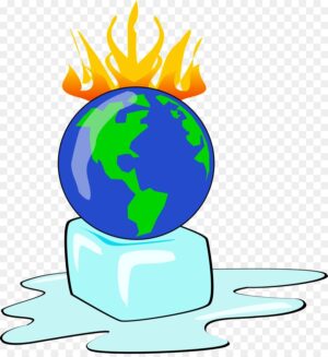 climate-change-clipart-a-burning-earth-on-white-background