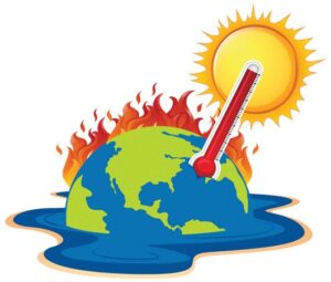 climate-change-clipart-therm-thermometer-on-the-earth-with-fire-and-water