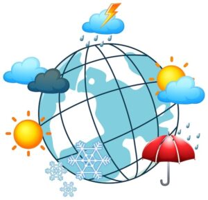 climate-clipart-a-globe-with-an-umbrella-and-snowfls