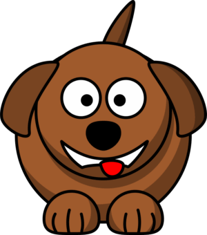 clipart-animals-cartoon-a-brown-dog-with-red-collar-and-big-smile