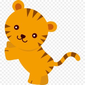 clipart-animals-cartoon-a-cartoon-tiger-with-big-smile-on-his-face