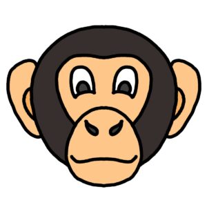 clipart-animals-cartoon-a-monkey-face-with-sad-expression