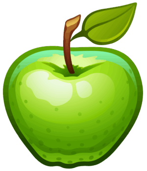 clipart-apple-an-apple-with-a-leaf-on-top