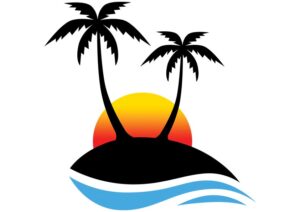clipart-beach-palm-trees-on-an-island-with-waves-and
