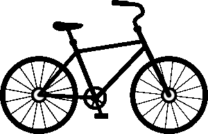 clipart-bike-a-black-and-white-image-of-cat-s-eyes