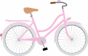 clipart-bike-a-pink-bicycle-with-basket-on-the-front
