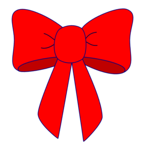 clipart-bow-clipart-a-red-bow-with-black-background