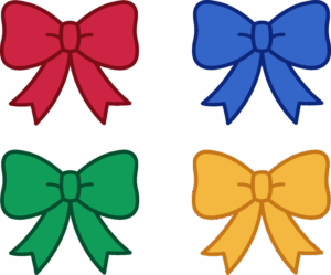 clipart-bow-clipart-four-bows-with-different-colors