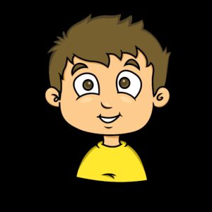 clipart-boy-a-boy-with-brown-hair-and-yellow-shirt