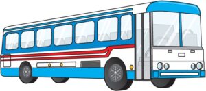 clipart-bus-clipart-a-bus-with-blue-and-white-stripe