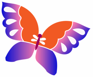 clipart-butterfly-a-butterfly-with-red-and-blue-wing
