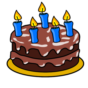 Clipart Cake A Cake With Candles On It